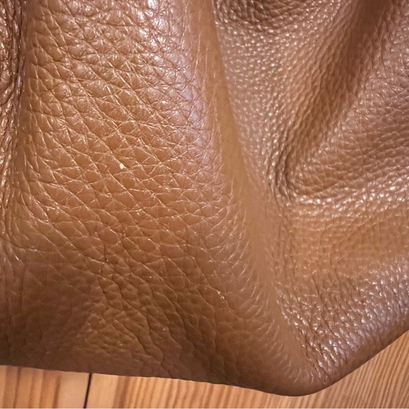 Michael Kors Camel Brown Tan Cognac Whiskey Leather Handbag - Picture 11 of 11